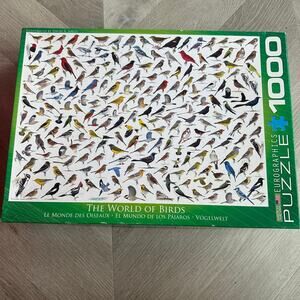 Sibley World of Birds Eurographics 1000 Piece Jigsaw Puzzle